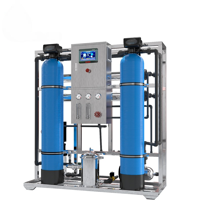 500LPH RO Water System With PLC Touchscreen Control Reverse Osmosis System